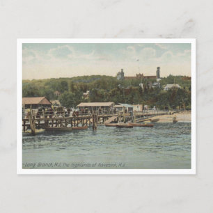 Long Gren NJ The Highlands of Navesink c1906 Vykort