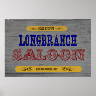 Long Gren Saloon Poster