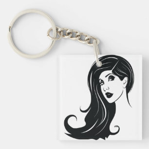 Long Hair BeSnyval Woman Mode Art