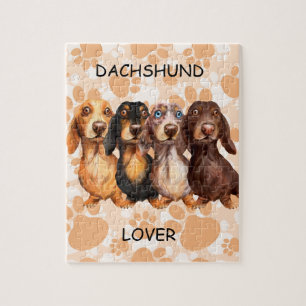 Long Hair Dachsund Pussel