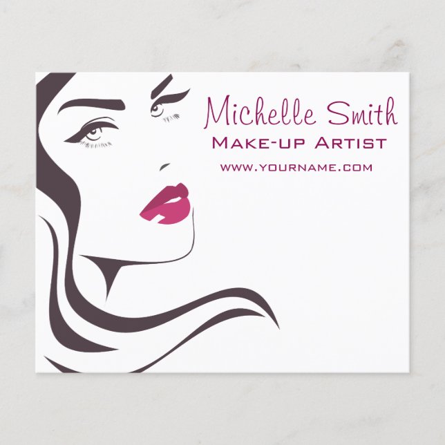 Long Hair hårfrisör är konstnärer som varumärkespr Flygblad (Framsidan)