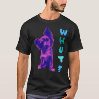 Long-hårade Chihuahua Whut T Shirt