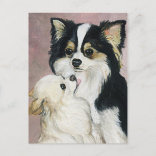 "Long-Hated Dachshund" Hund Art Postcard Vykort