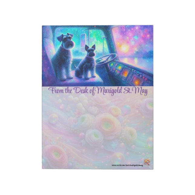 Long Haul Schnauzers Anteckningsblock (Roterad)