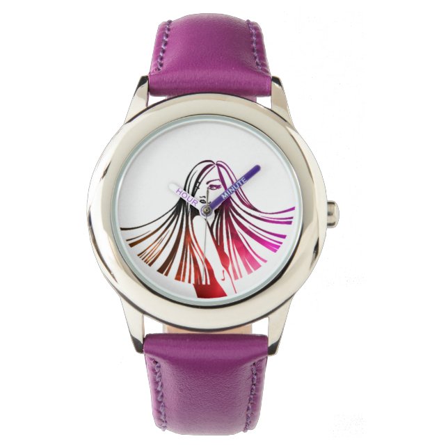 Long-Hearing Beauty Watch Armbandsur (Framsida)