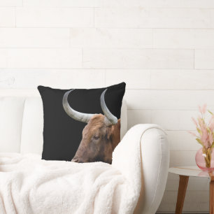 Long Horn Pillow Kudde