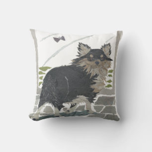 Long Hved Chihuahua Pillow Kudde