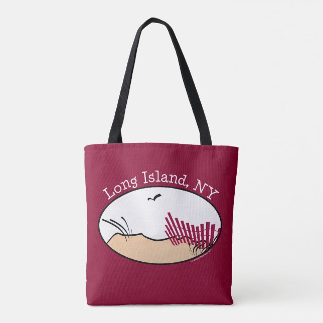 Long Island Beach Dunes Tygkasse (Baksida)