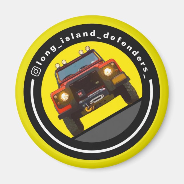 LONG ISLAND FÖRSVARARE MAGNET (Framsidan)
