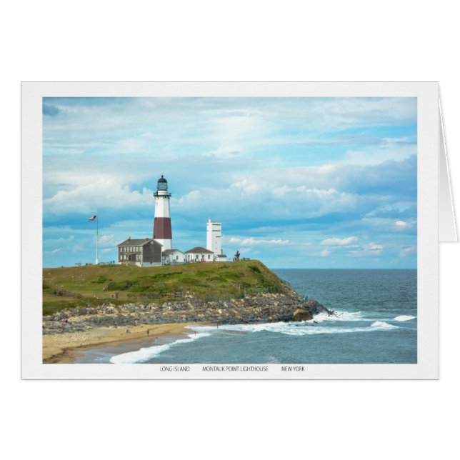 Long Island. Hälsningskort (Framsidan Horizontal)
