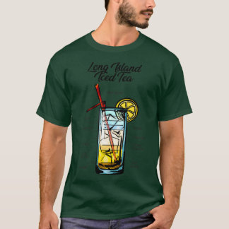 Long Island Iced Tea Cocktail Recipe T Shirt