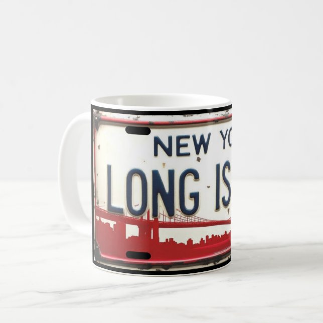 Long Island Licensmugg Kaffemugg (Framsida vänster)