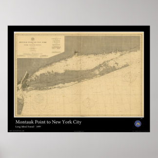 Long Island Ljud - 1899 Poster
