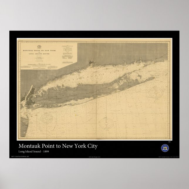 Long Island Ljud - 1899 Poster (Framsidan)