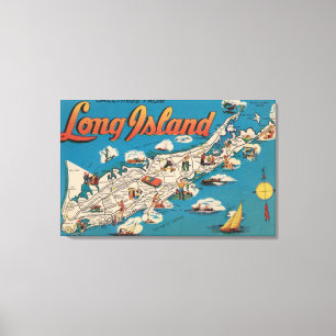 Long Island New York - hälsningar från Canvastryck