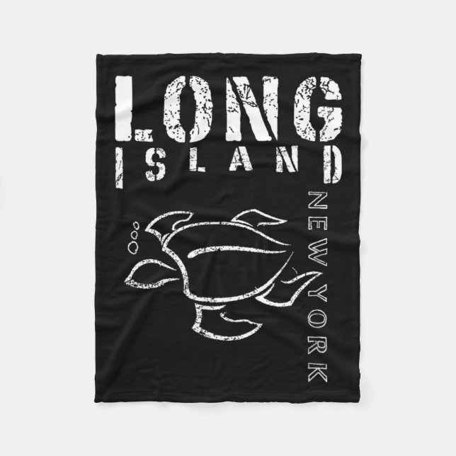 Long Island New York souvenir Fleecefilt (Framsidan)