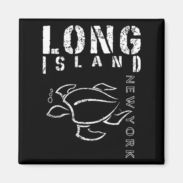 Long Island New York souvenir Magnet (Framsidan)
