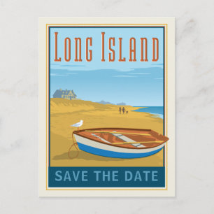Long Island, New York Spara datumet Meddelande Vykort