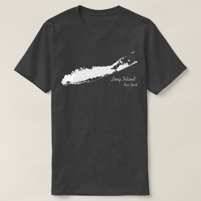 Long Island New York T Shirt (Design framsida)