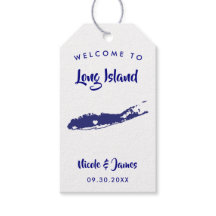 Long Island NY Bröllop Welcome Bag Märkre, Karta