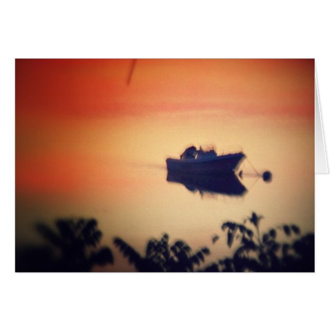 Long Island NY Sunset OBS Kort (Framsidan Horizontal)