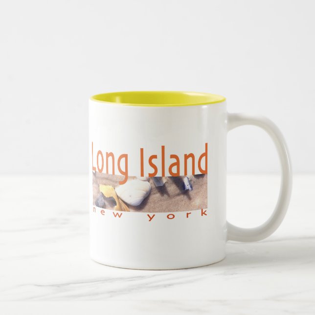Long Island NY Två-Tonad Mugg (Höger)