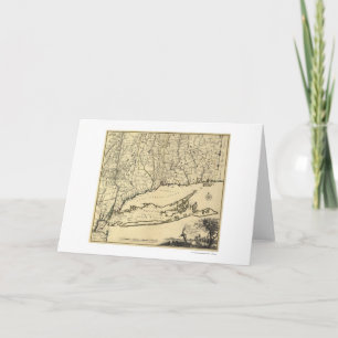 Long Island och Connecticut karta 1780 Kort