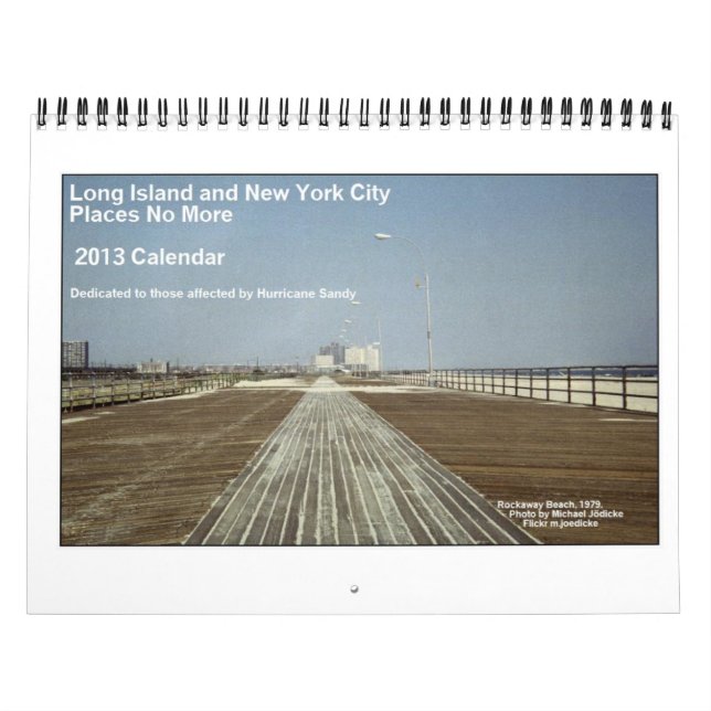 Long Island och NYC Ställen No More 2013 Calendar Kalender (Omslag)