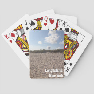 Long Island som leker kort Spel Kort