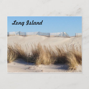 Long Island-stranden Vykort