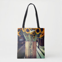 Long Island Sunflower Tote