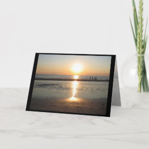 Long Island Sunset Greeting Card Kort