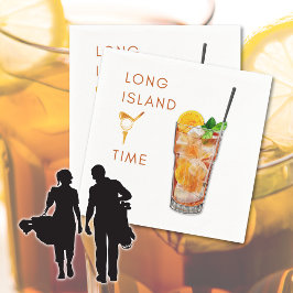 Long Island Tee Time Cocktail Napkin Pappersservett