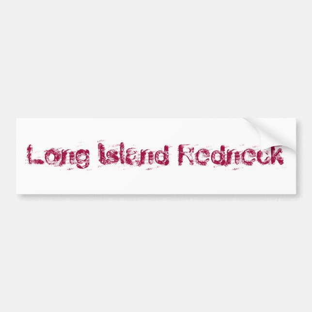 Long IslandRedneck Bildekal (Framsidan)