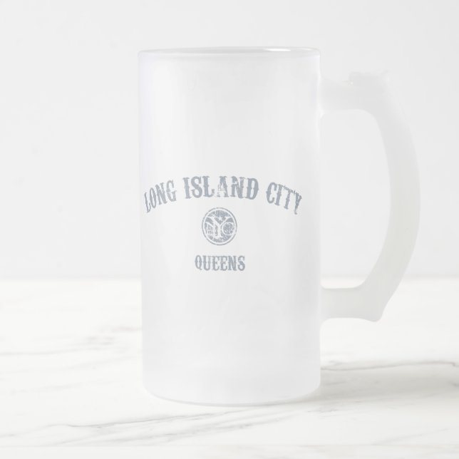 Long Islandstad Frostat Ölglas (Höger)