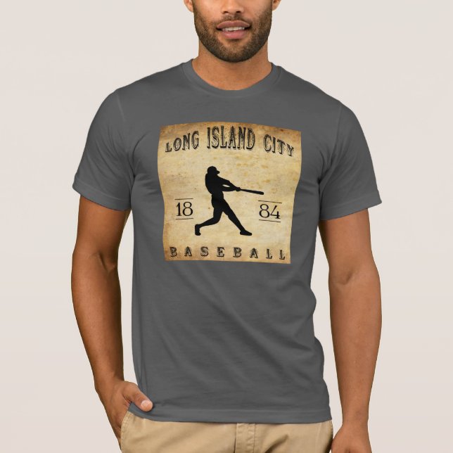 Long IslandstadsNew York baseball 1884 Tee (Framsida)