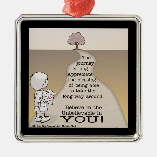 Long Journey Julgransprydnad Metall (Framsidan)