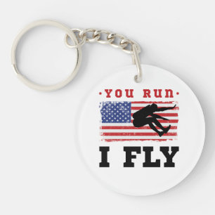 Long Jump American Flagga You Springa I Fly