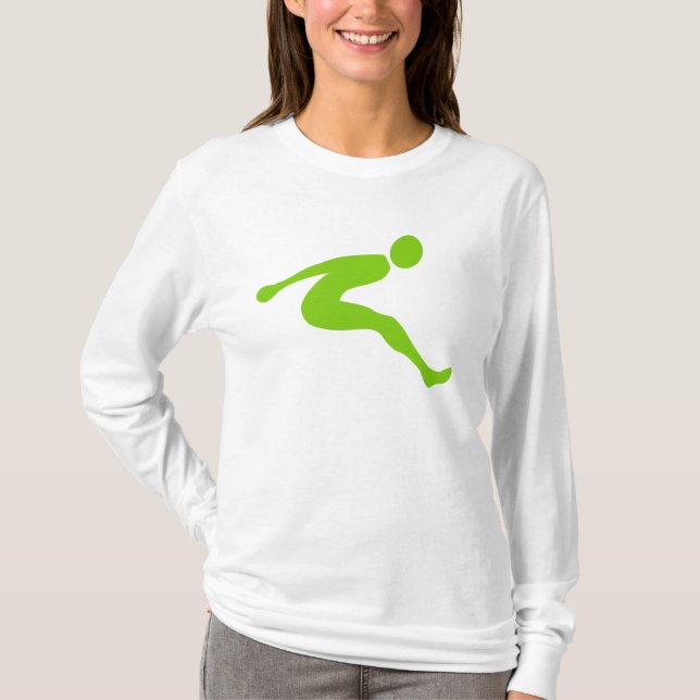 Long Jump - Martian Grönt Tee (Framsida)