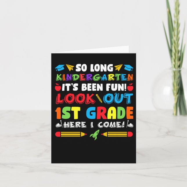 Long Kindergarten 1st Klass Kort (Framsida)