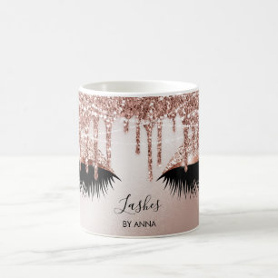 Long Lash Extension Makeup Artist Beauty Salon Bus Kaffemugg