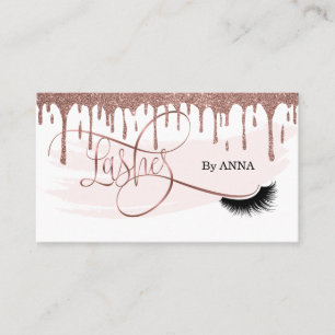 Long Lash Extension Makeup Artist Beauty Salon Visitkort