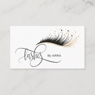 Long Lash Extension Makeup Artist Beauty Salon Visitkort