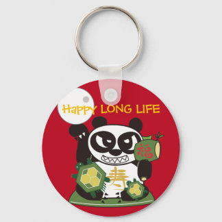 Long Life Panda God Nyckelring