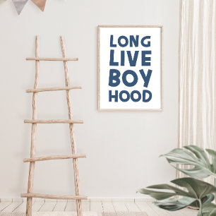 Long Live Boy Huva Blue Poster