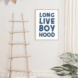 Long Live Boy Huva Blue Poster