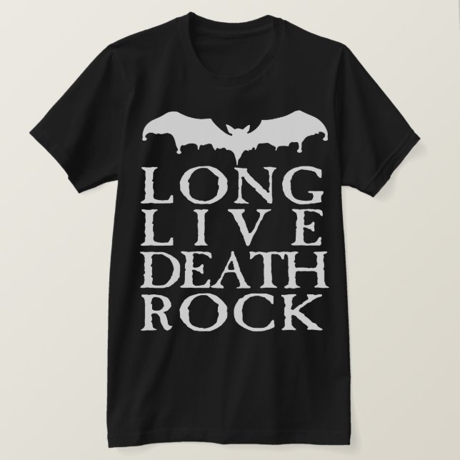 Long Live Deathrock T-shirt (Design framsida)