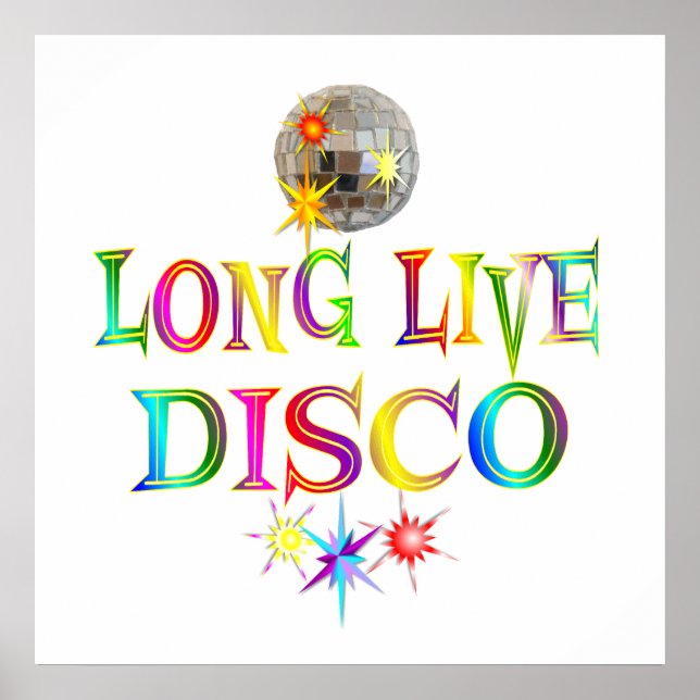 Long Live Disco Poster (Framsidan)