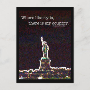 Long Live Liberty Vykort