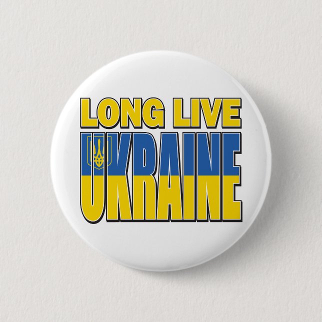 LONG-LIVE-UKRAINE KNAPP (Framsida)